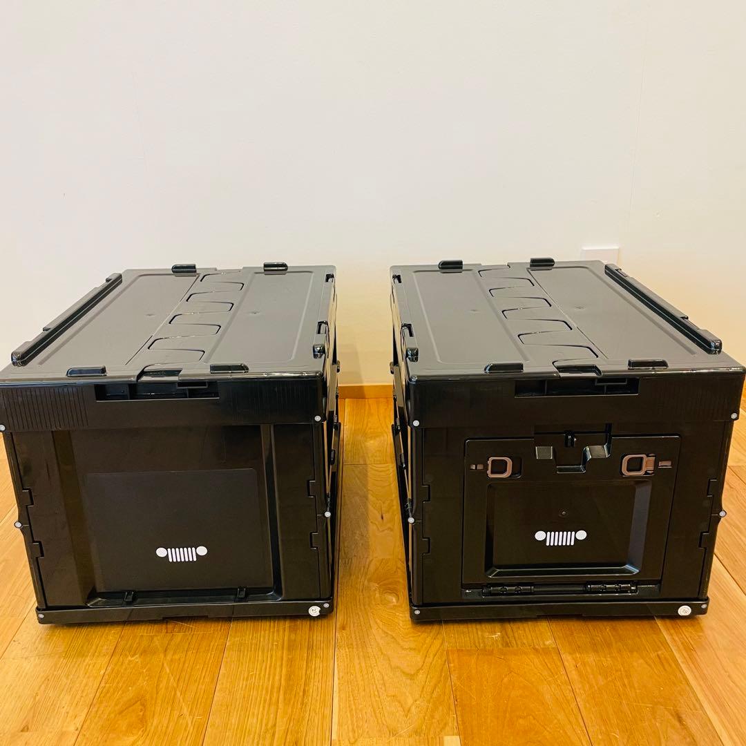 Jeep ジープ 収納ボックス 2個 フォールディングコンテナ 折りたたみ