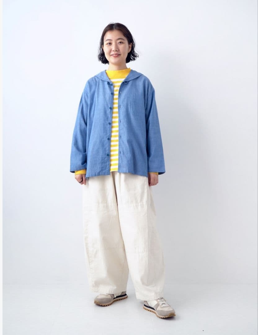 おまとめ専用です✨ツイルシャンブレーFreshセーラーシャツ+イエローボーダーT