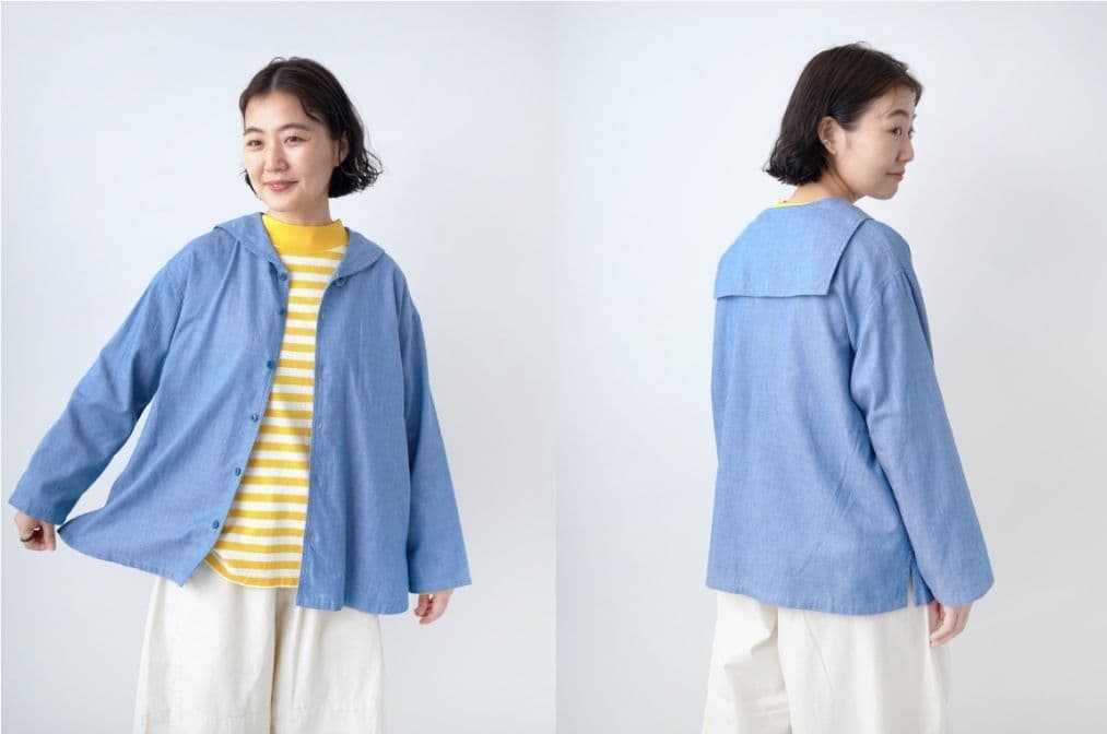 おまとめ専用です✨ツイルシャンブレーFreshセーラーシャツ+イエローボーダーT