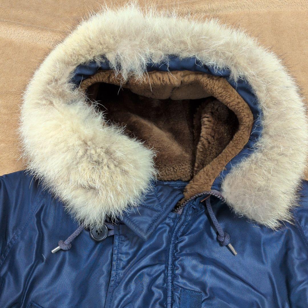 旧リアルマッコイズ　N-3Aネイビー ファー付きミリタリージャケット