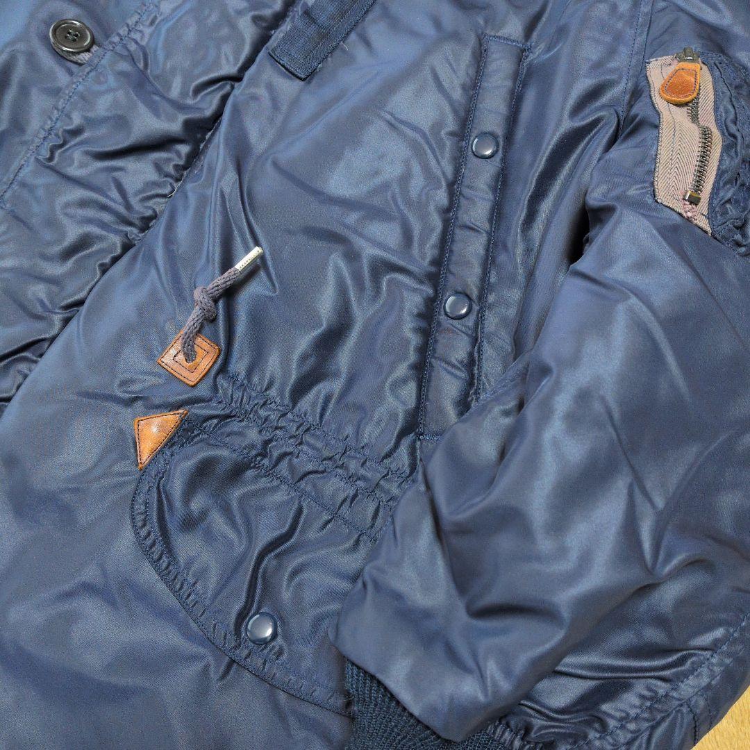 旧リアルマッコイズ　N-3Aネイビー ファー付きミリタリージャケット