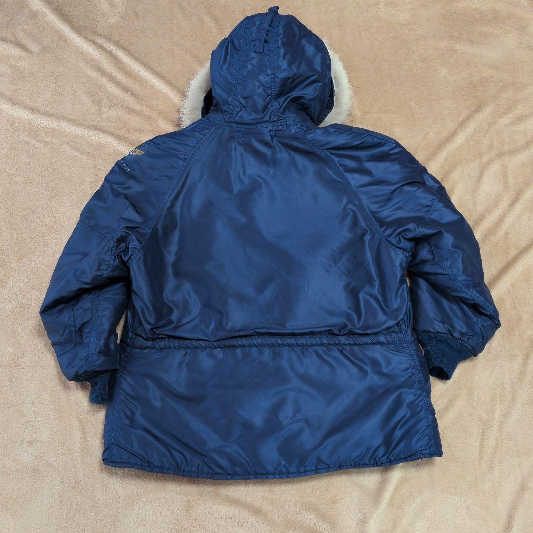 旧リアルマッコイズ　N-3Aネイビー ファー付きミリタリージャケット