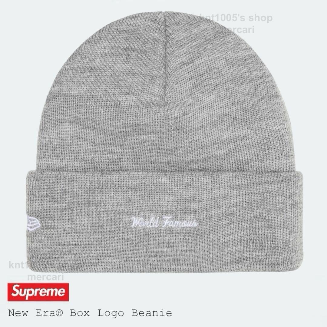 Supreme ビーニー シュプリーム Box Logo Beanie グレー
