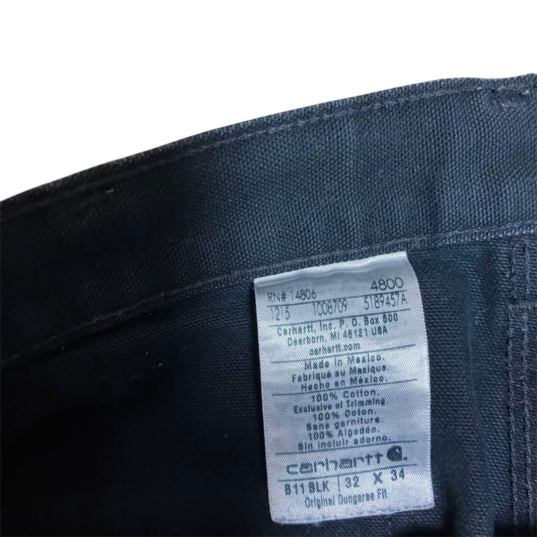 パンツ 00s carhartt black painter pants