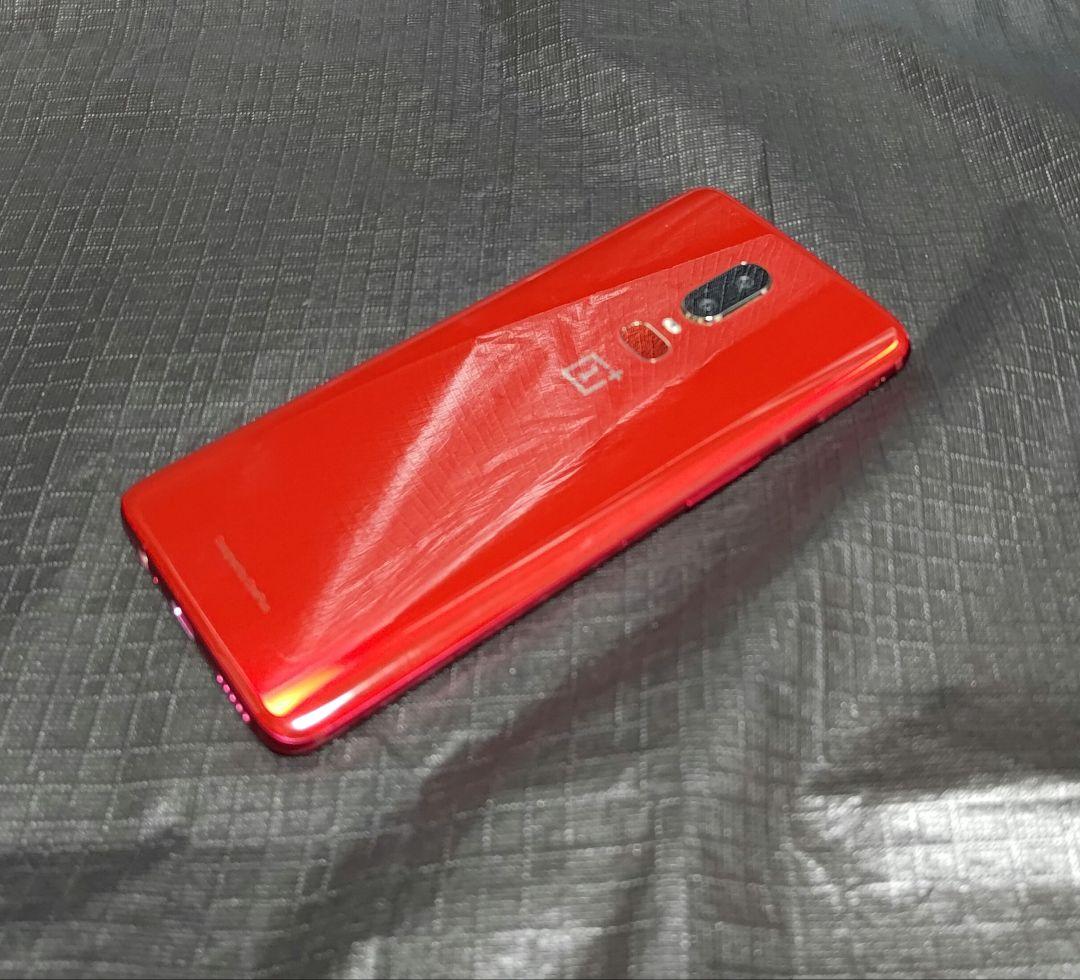 （ジャンク）Oneplus6 赤 128GB