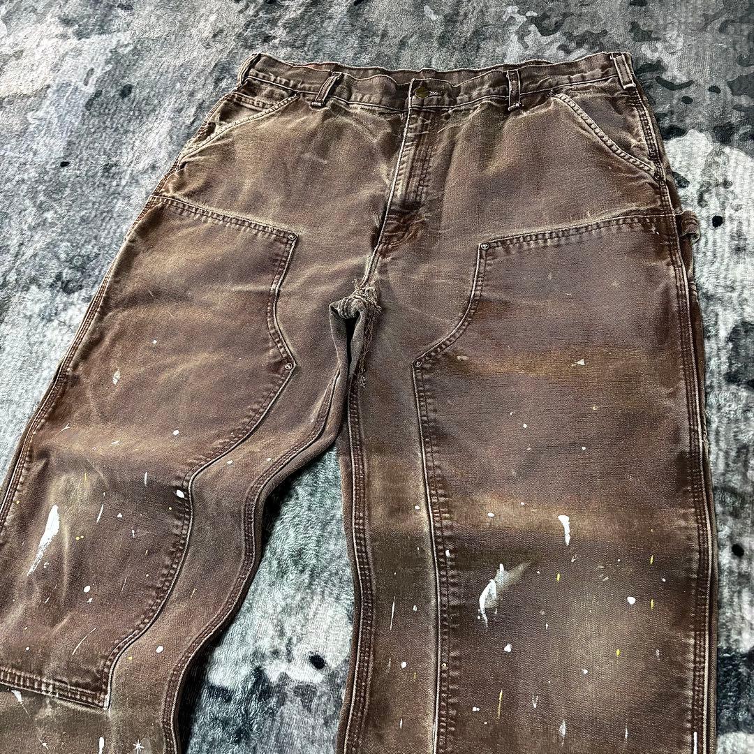 一点物 ペンキ加工 ゆるだぼ 鬼フェード 人気カラー ダック地 オーバーサイズ