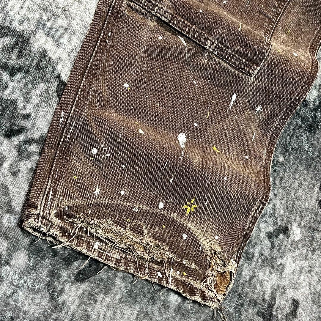 一点物 ペンキ加工 ゆるだぼ 鬼フェード 人気カラー ダック地 オーバーサイズ