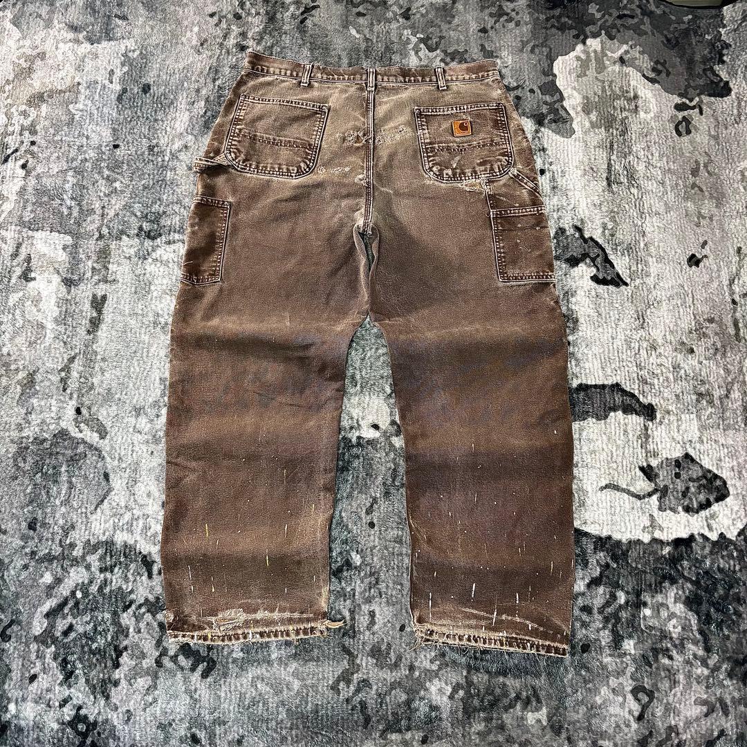 一点物 ペンキ加工 ゆるだぼ 鬼フェード 人気カラー ダック地 オーバーサイズ