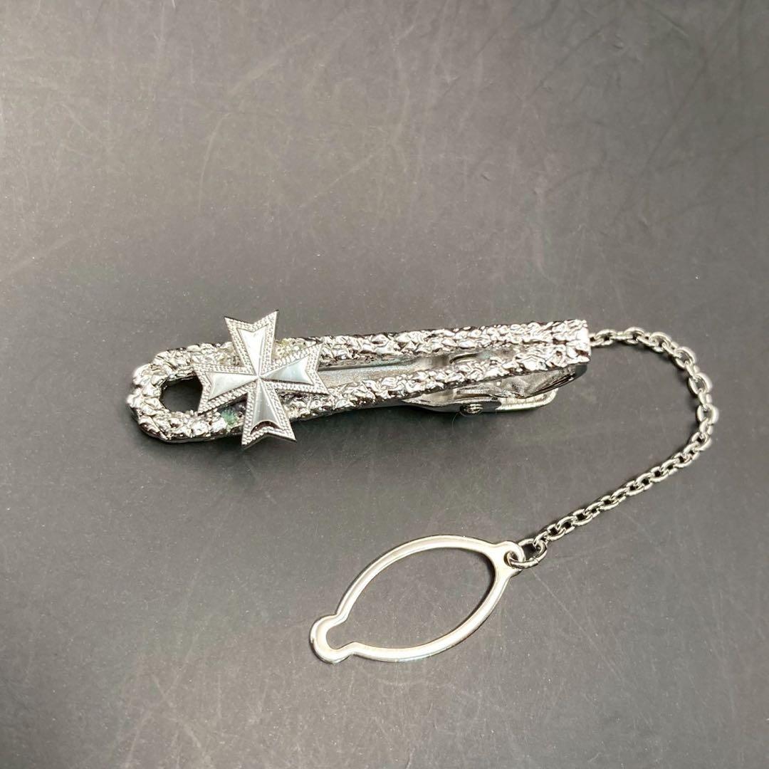 【美品】ヴァシュロンコンスタンタン　ネクタイピン　シルバー　ロゴ刻印　箱付き