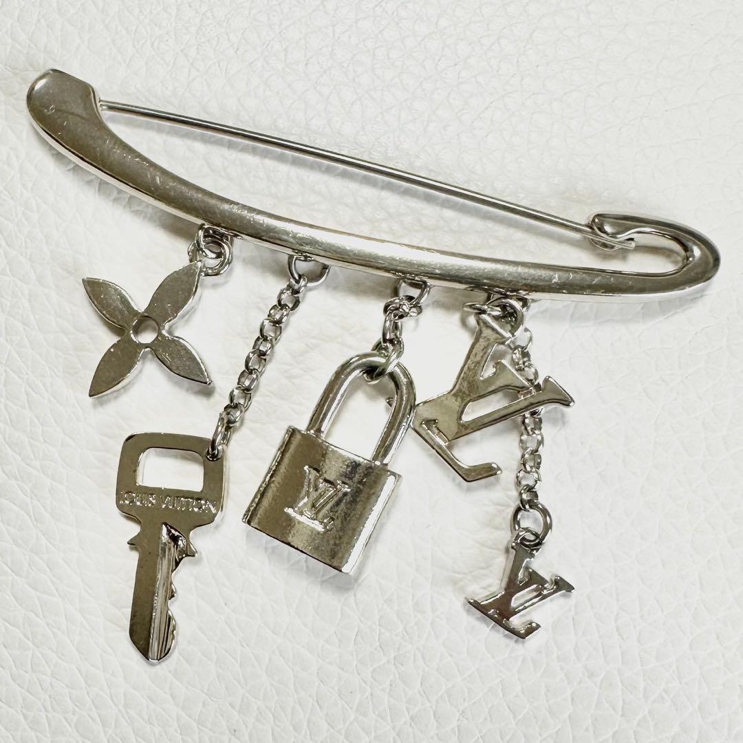 美品✨ルイヴィトン ブロッシュ エバングル ヌリス ピン ブローチ シルバー