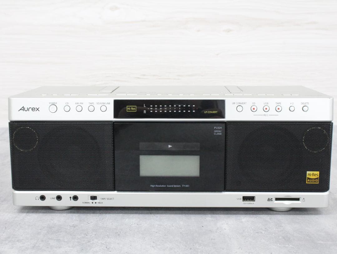 Ψ▲東芝 Aurex ハイレゾ対応 SD/USB/CDラジカセ TY-AK