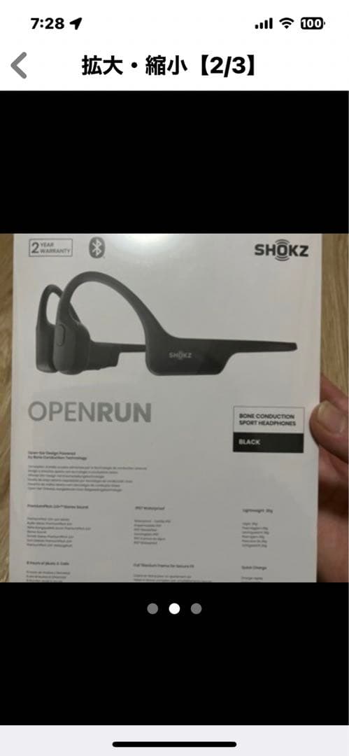 純正のイヤホン