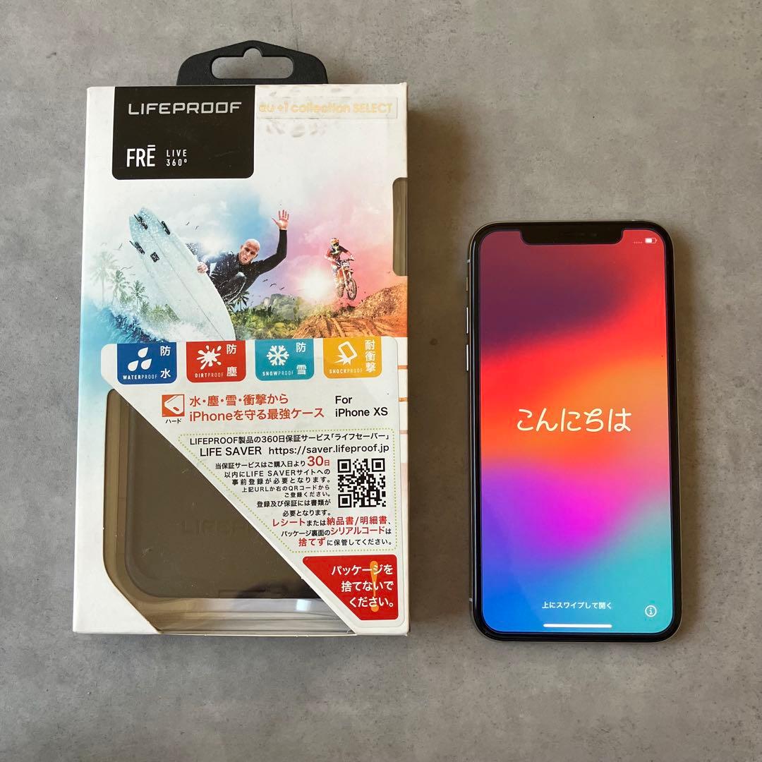 y*u様 美品 Apple iPhone Xs 512GB 新品防水カバーのオマ