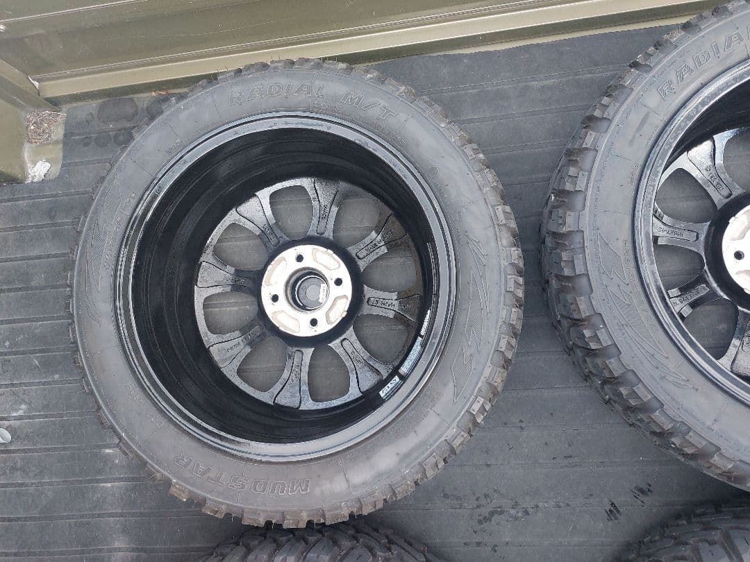 発送しません！クロスビー用 マッドスターMT 175/60R16+ホイールセット