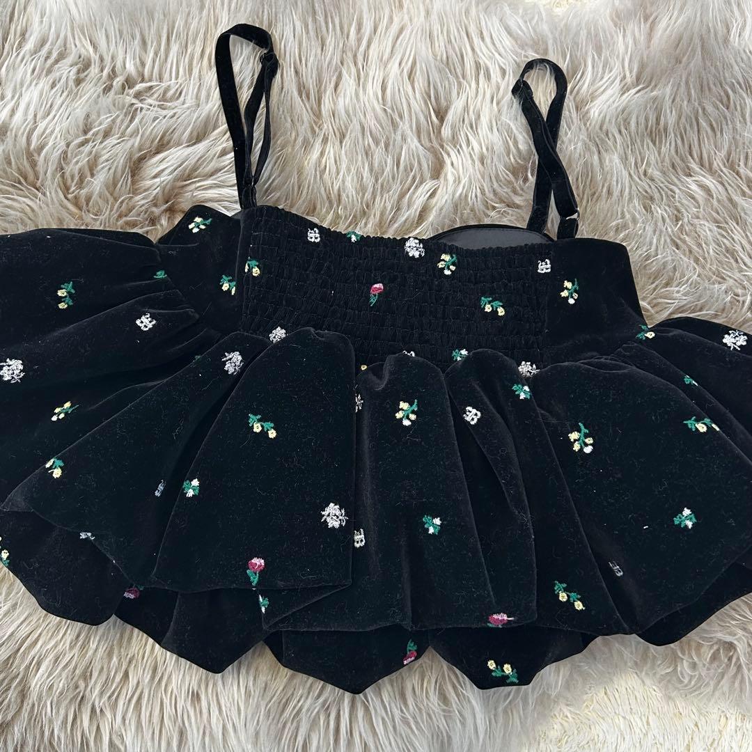 Bibiy. B. STARRY BUSTIER 花柄　ビスチェ