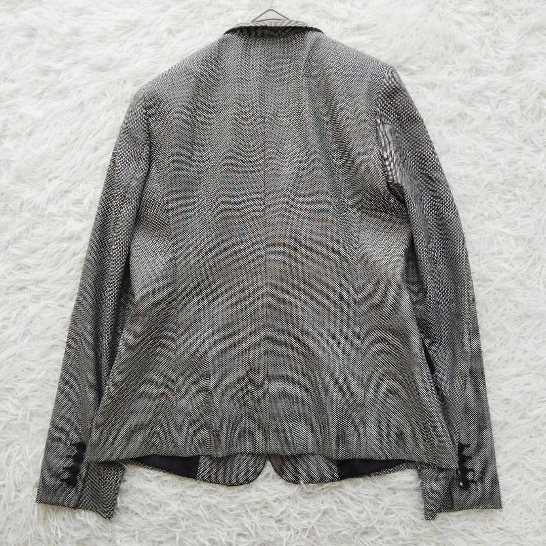 大きいサイズ❉ マックスマーラ テーラードジャケット 白タグ ウールシルク 44