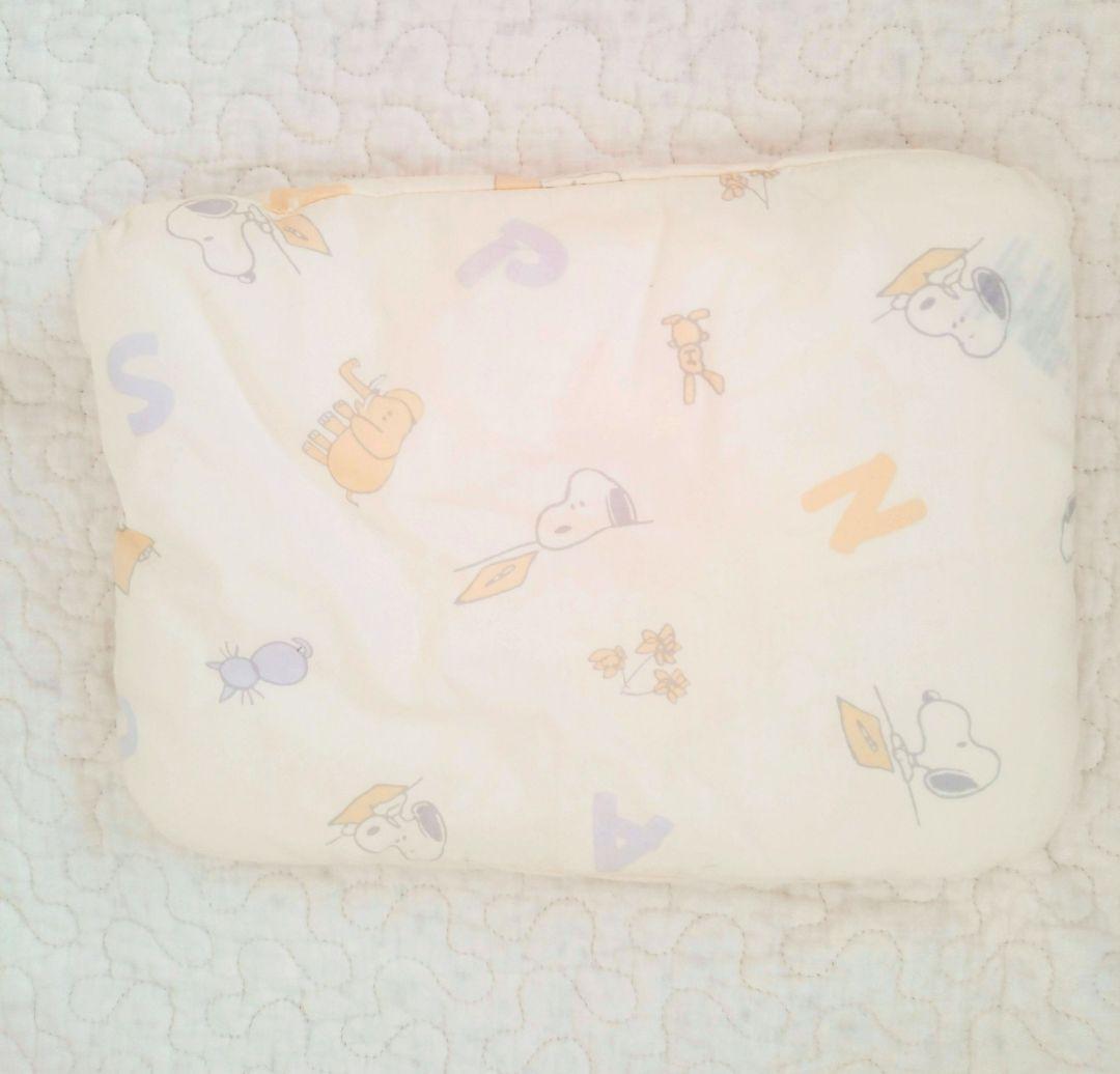 【美品】西川 ベビー 羽毛布団 敷き布団セット PEANUTS スヌーピー