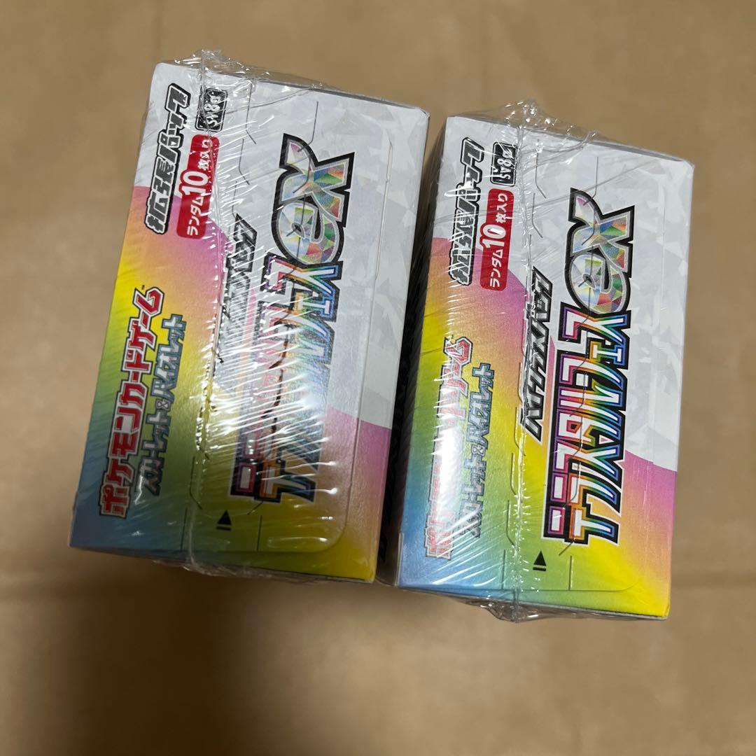 ポケモンカードゲーム　テラスタルフェスex 2個セット　BOX シュリンク付き