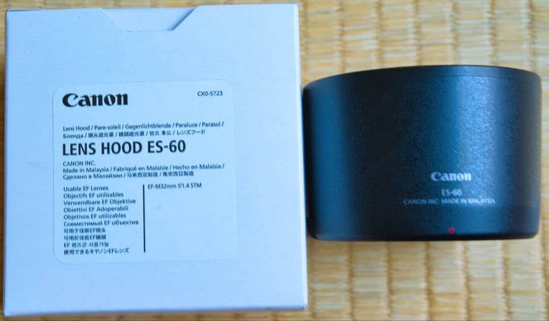 Canon EF-M32mm F1.4 STM（レンズフード、NDフィルタ他）