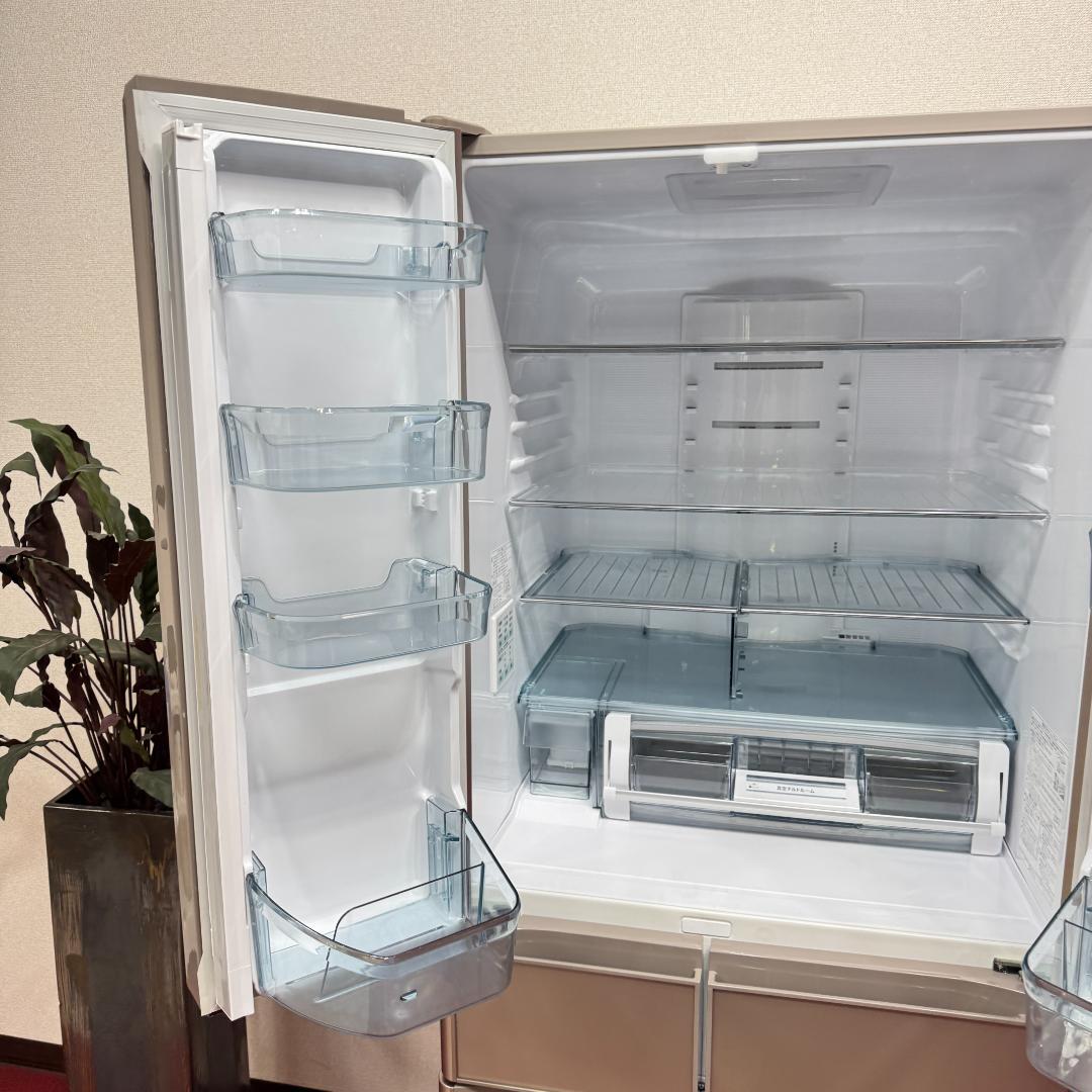 23区送料無料　美品日立6ドア冷蔵庫　2019年製475L　洗浄/除菌済み