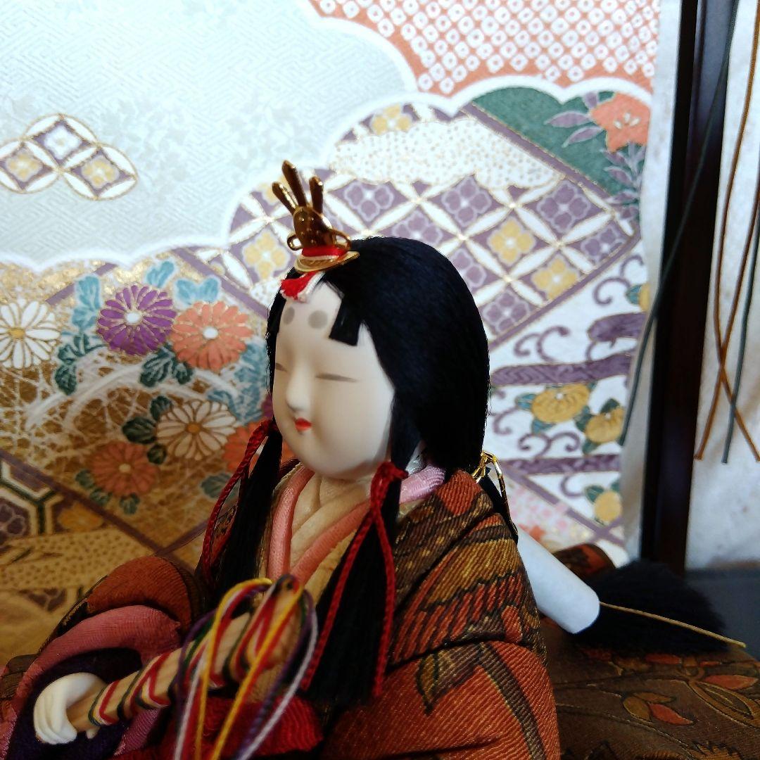 木目込雛人形　柿沼東光作　雛人形一式　杏