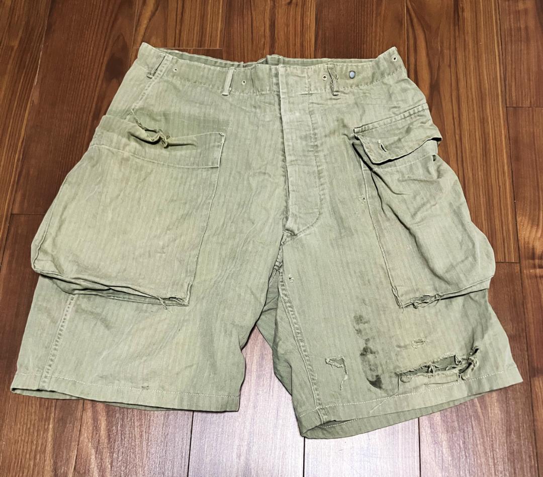 【JANK】米軍 実物 40’s U.S.M.C. P-44 HBTトラウザーズ