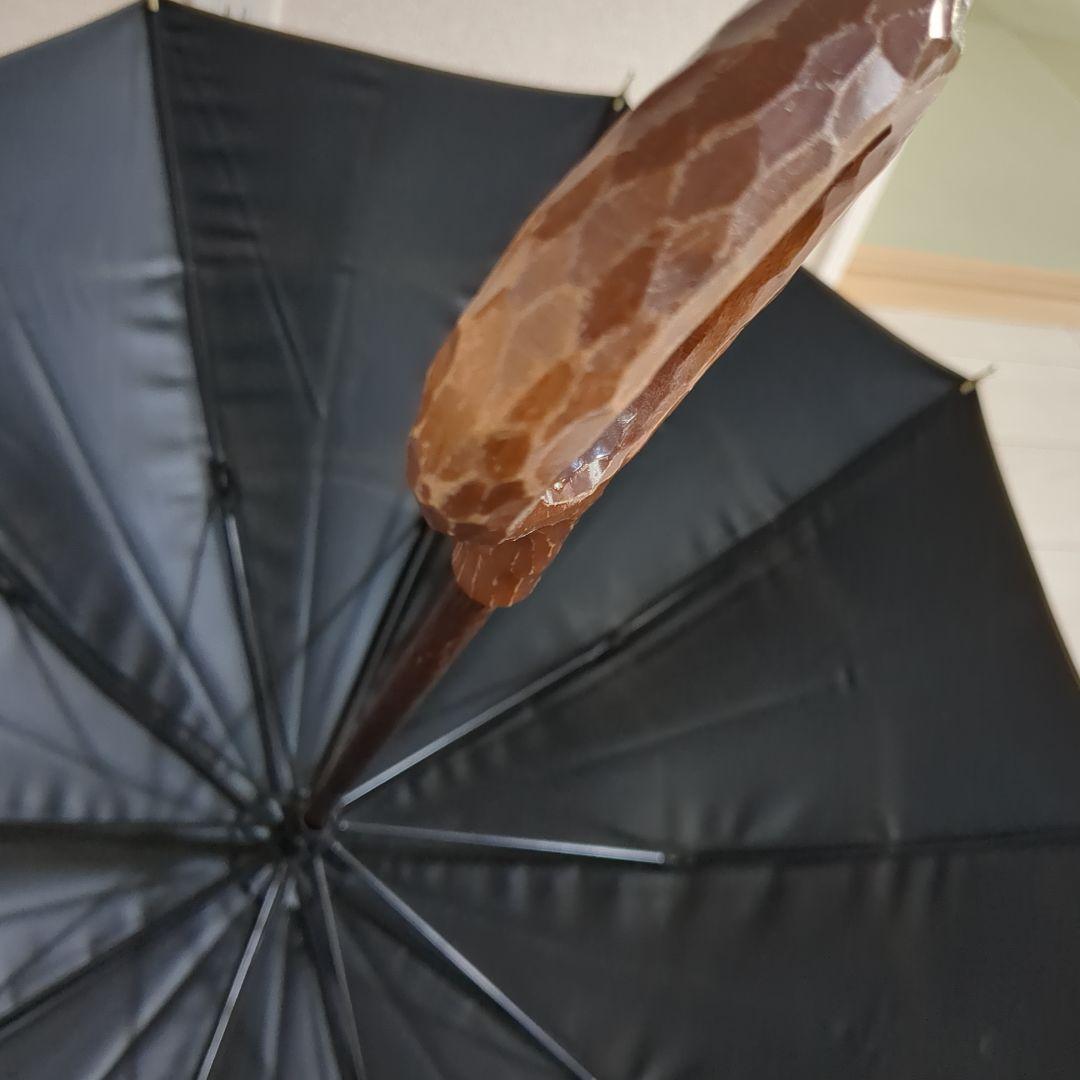 サンバリア100 長傘　S 木製ブラウン