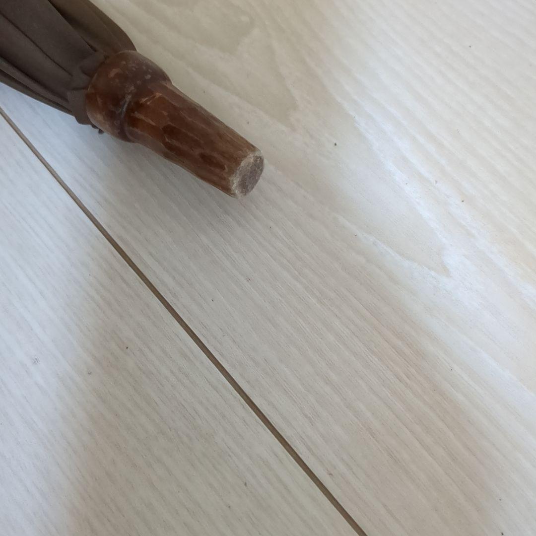 サンバリア100 長傘　S 木製ブラウン