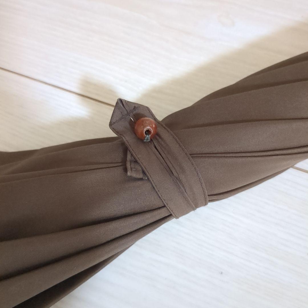 サンバリア100 長傘　S 木製ブラウン