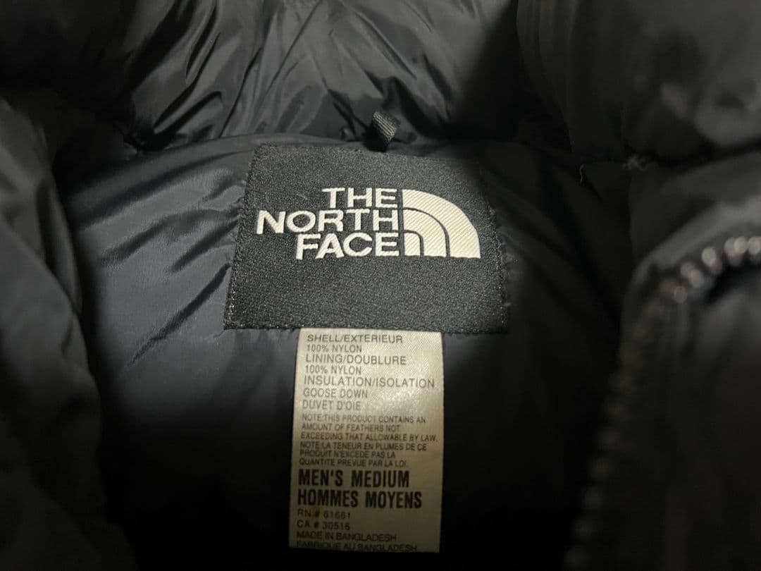 THE NORTH FACE ブラックダウンジャケットＭ メンズ
