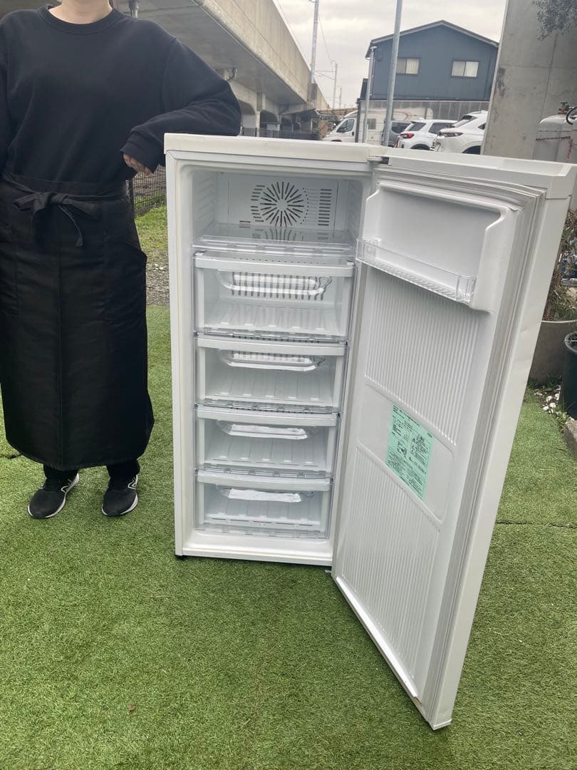 三菱 冷凍庫 MF-U12T-W 121L 2013年製 引き出し式 5段