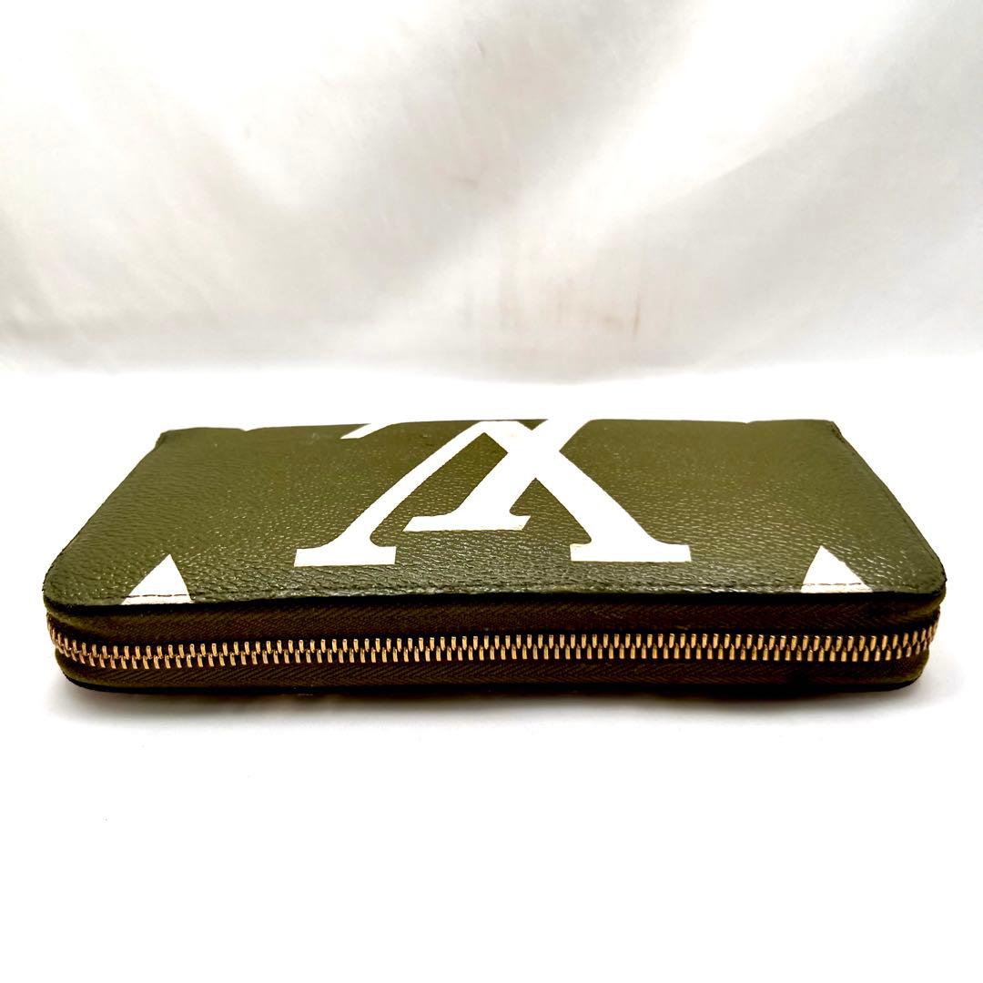 【美品】ルイヴィトン モノグラムジャイアント ジッピーウォレット M67549