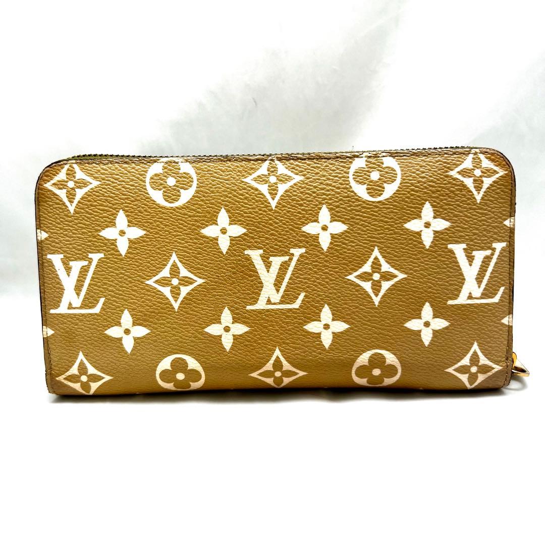 【美品】ルイヴィトン モノグラムジャイアント ジッピーウォレット M67549