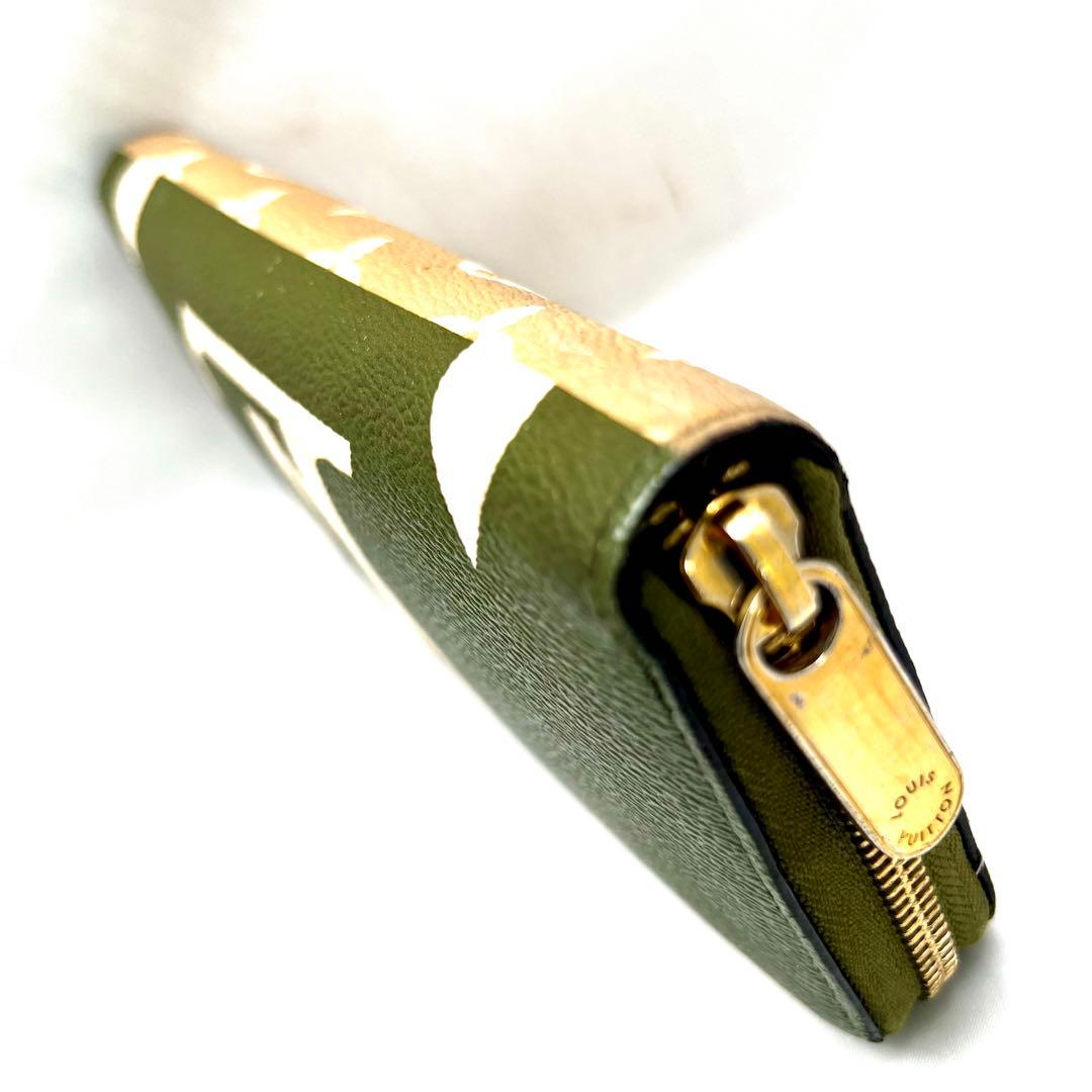 【美品】ルイヴィトン モノグラムジャイアント ジッピーウォレット M67549