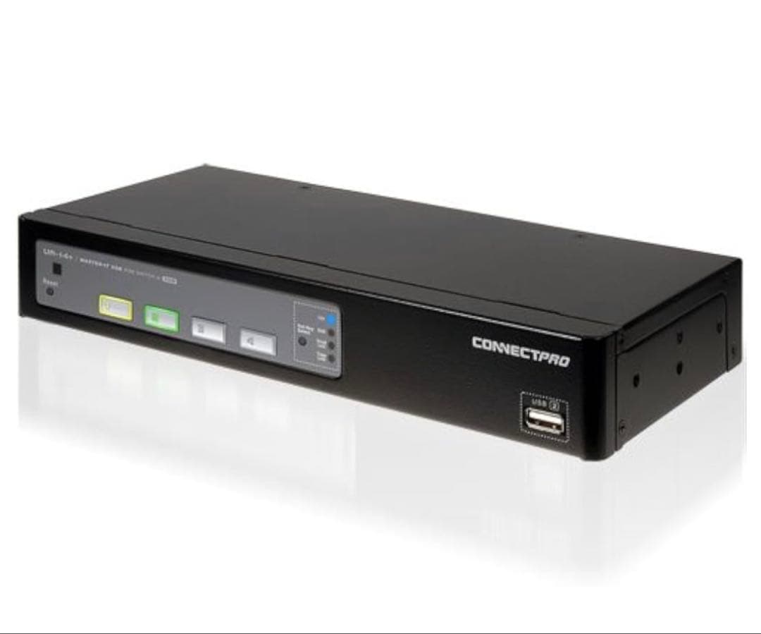 CONNECTPRO 4ポート USB2.0 KVMスイッチ UR-14+