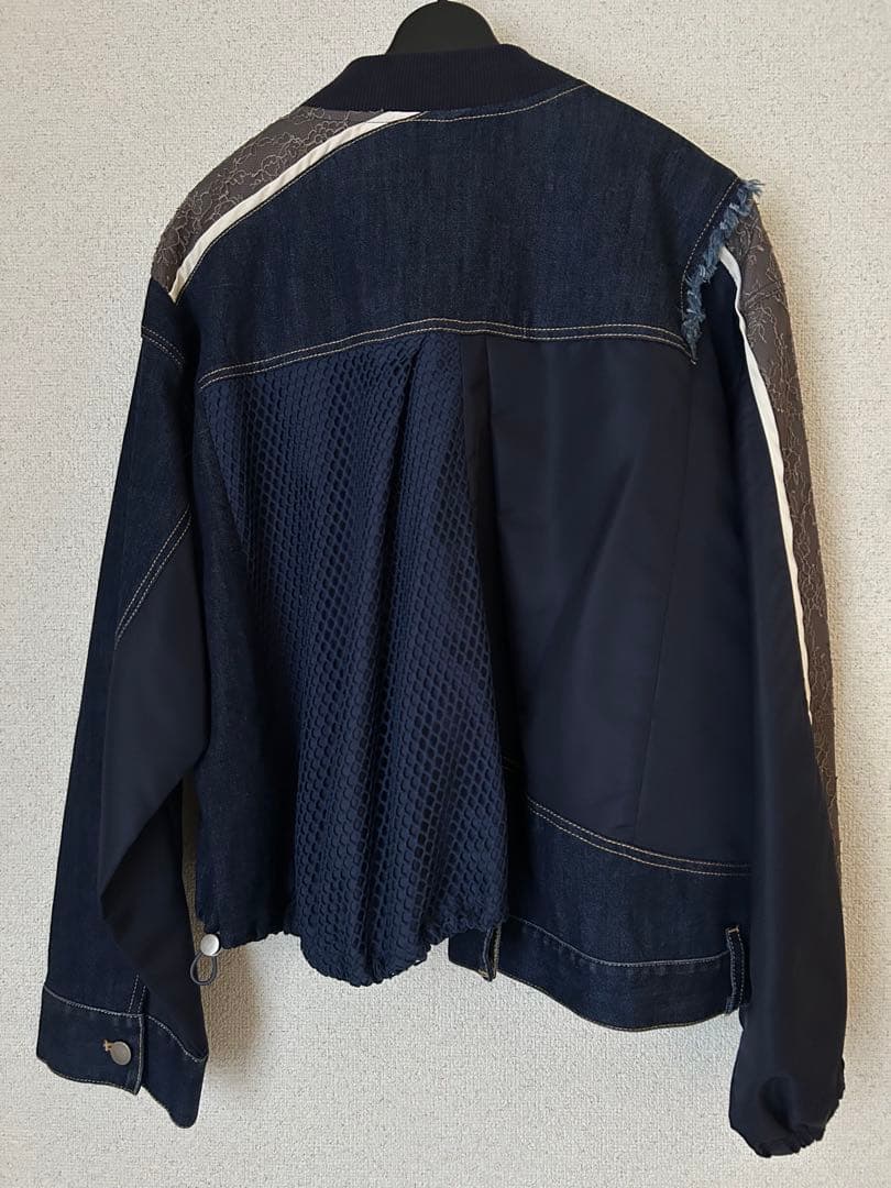 新品　AULA AILA マルチコンビネーションブルゾン　デニムジャケット