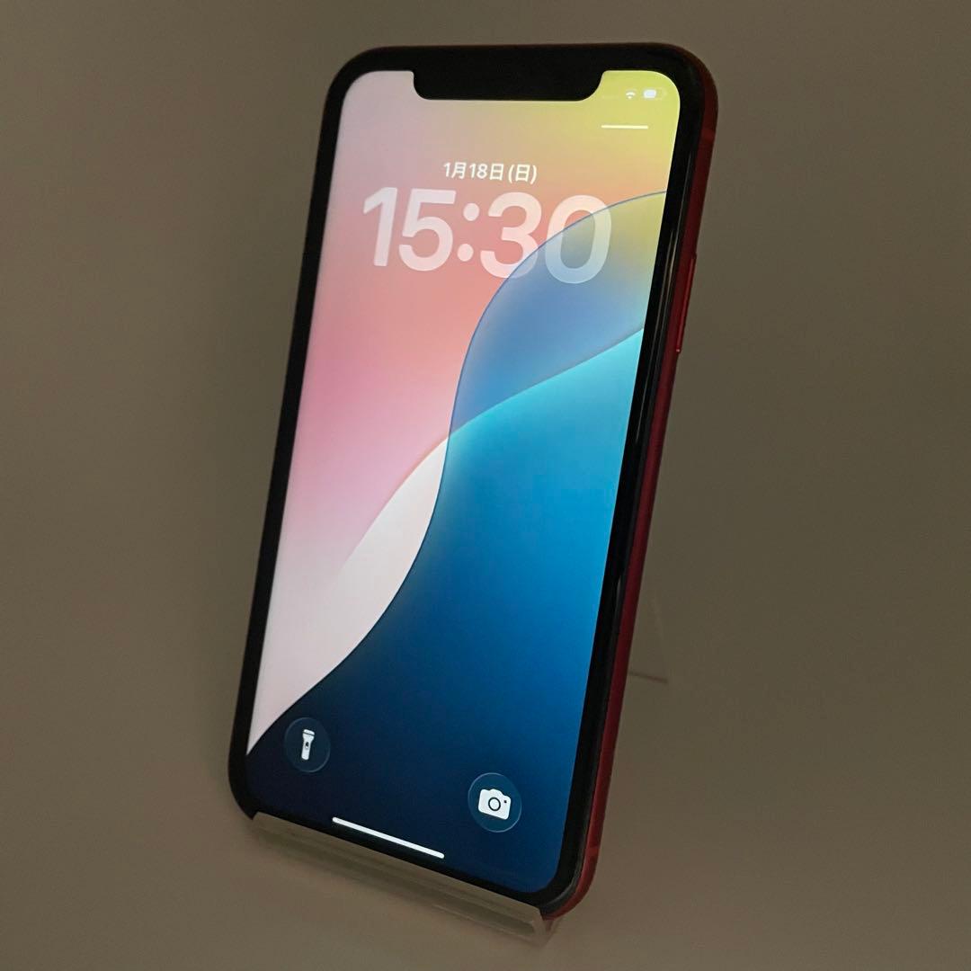 Apple iPhone 11 64GB Red バッテリー最大容量100%