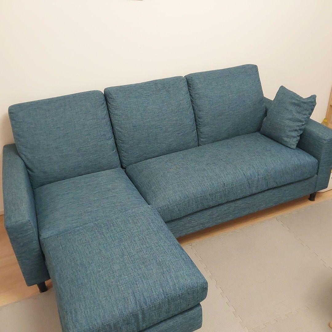 ニトリ　L字型ソファ