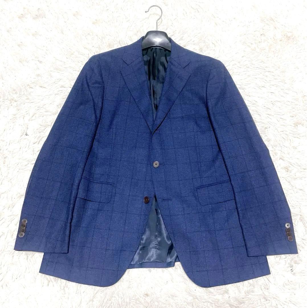 UNIVERSALLANGUAGE 未使用CANONICOネイビーチェックJK