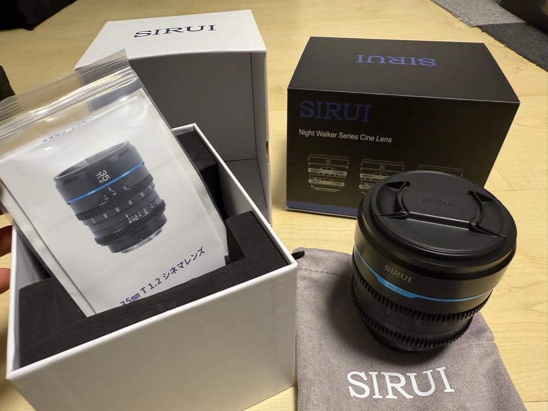 SIRUI Night Walker 35mm T1.2 Eマウント 付属品完備