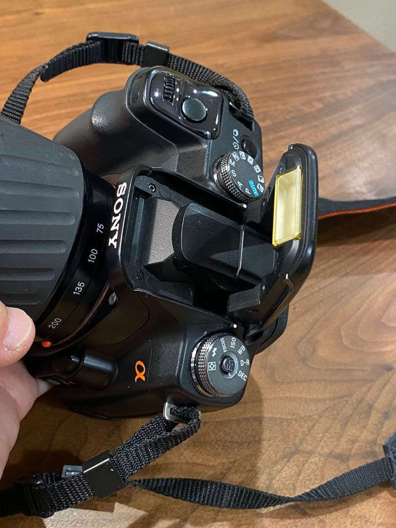 SONY α100 CCDデジタル一眼 75-300 28-80 2本動作品