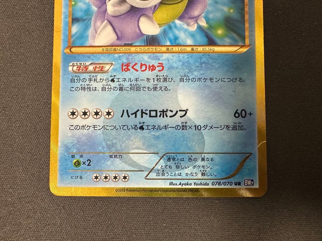 【SALE】カメックス UR BW7 プラズマゲイル 078/070