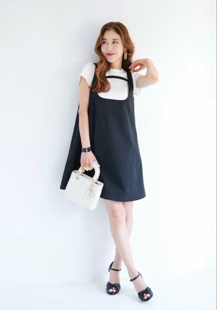 OBLI♡Uラインジャンパーワンピース