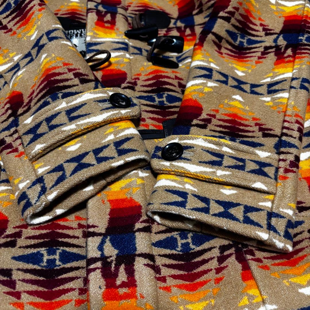 ヒステリックグラマー ペンドルトン コラボ ダッフルコート 総柄 S タグ付き