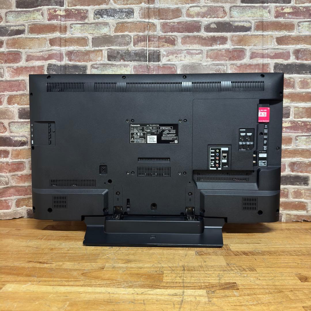 パナソニック 43V型 4K 液晶テレビ VIERA TH-43FX750