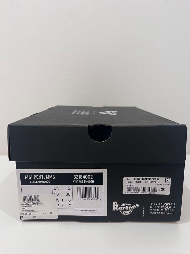 K*°様 ◆完売品24cm 新品Dr. Martens × MM6ローファー E