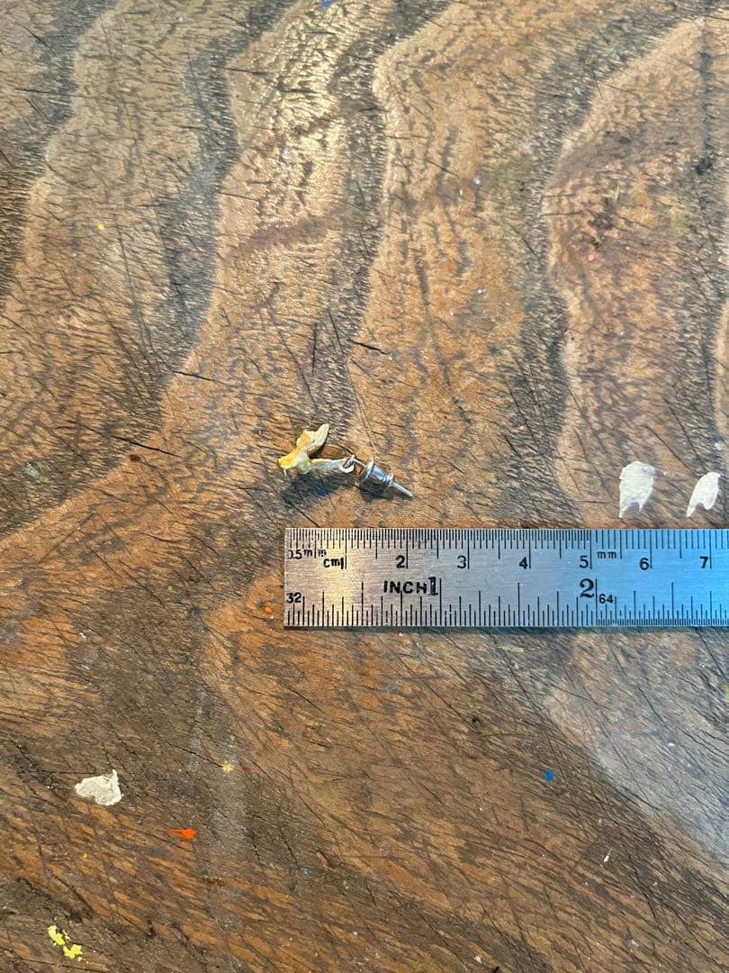 simmon キツネ　鳥　片耳ピアス