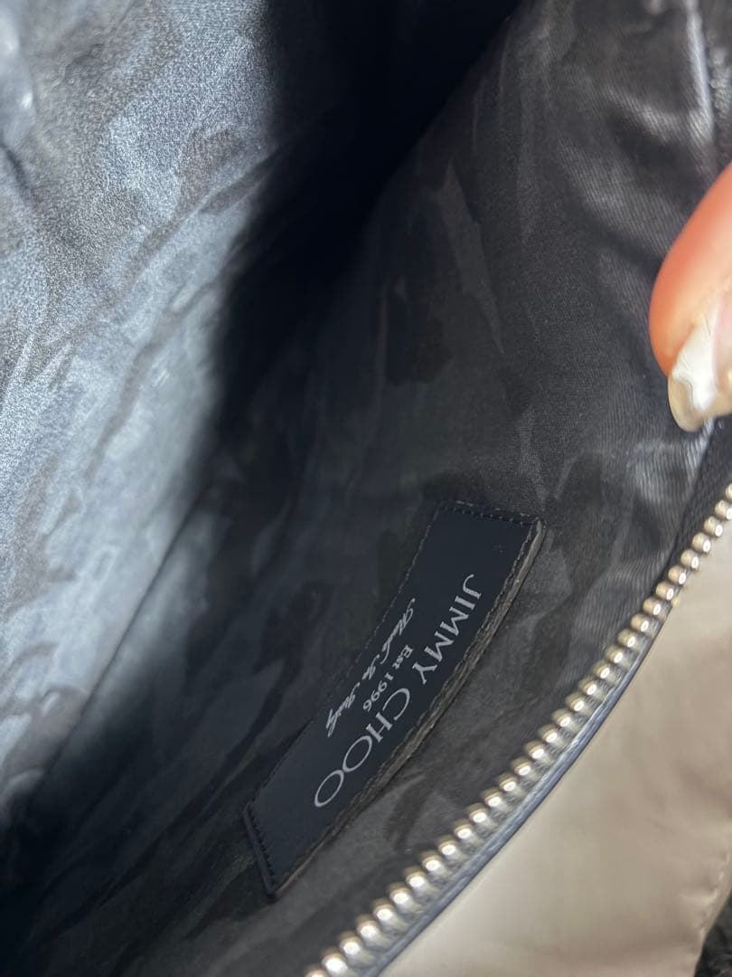 ブラック クラッチバッグ　黒　コバック　手提げ　ジミーチュー　メンズ　セカンド