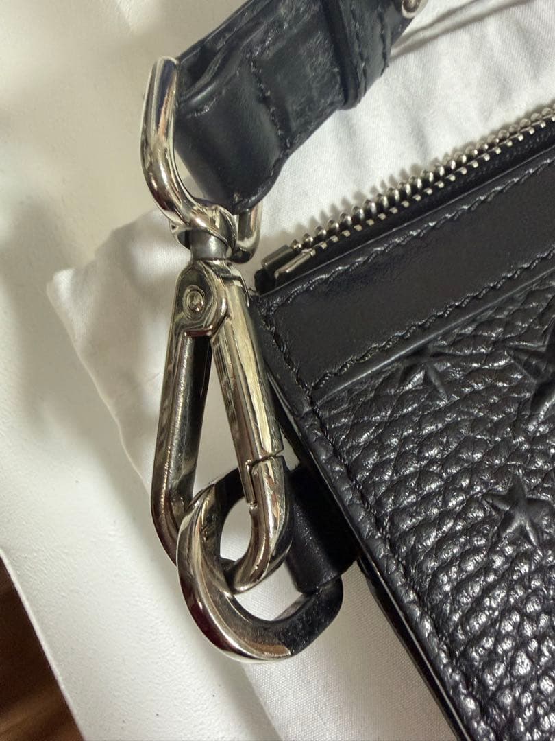 ブラック クラッチバッグ　黒　コバック　手提げ　ジミーチュー　メンズ　セカンド