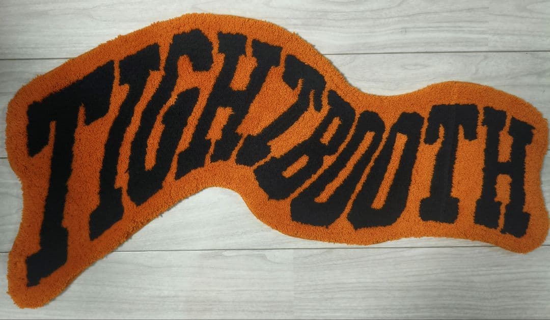 タイトブース　ラグマット　TIGHTBOOTH ACID LOGO RUG